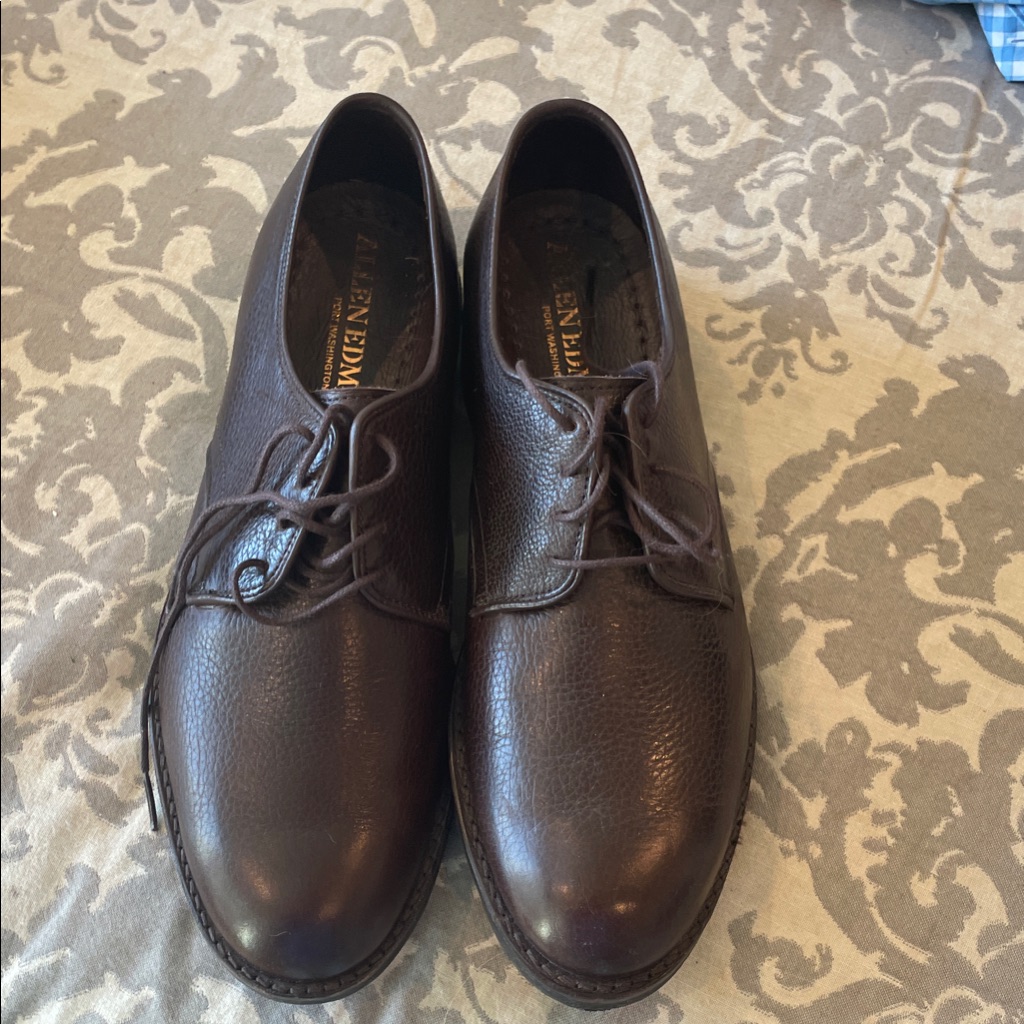 Allen Edmonds Dark Brown Leather Oxfords
